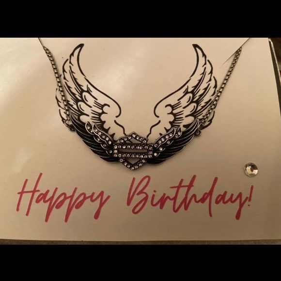 Happy Birthday Wing Womens Necklace Gift - Picture 6 of 7